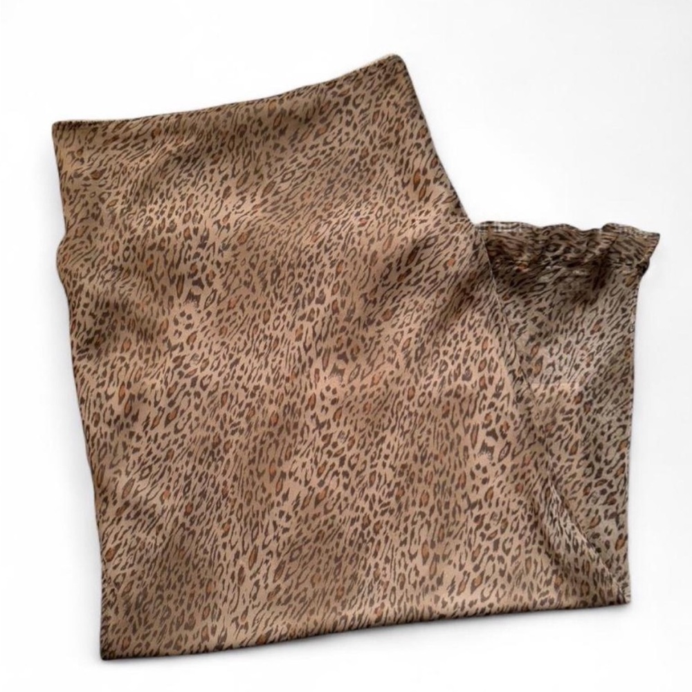 Leopard Print Maxi Skirt